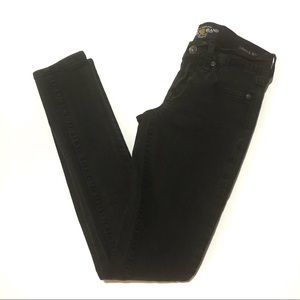 Lucky Brand Charlie Skinny Black Jeans sz 0 {188}
